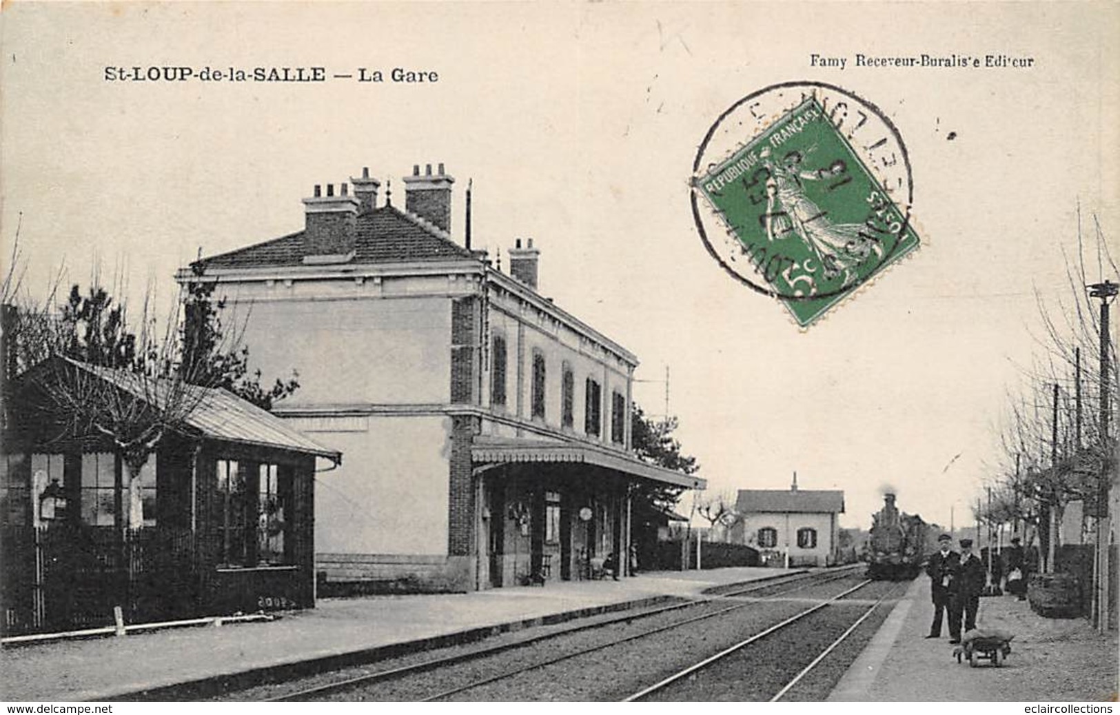 Saint  Loup De La Salle       71     Intérieur De La Gare             (voir Scan) - Otros & Sin Clasificación