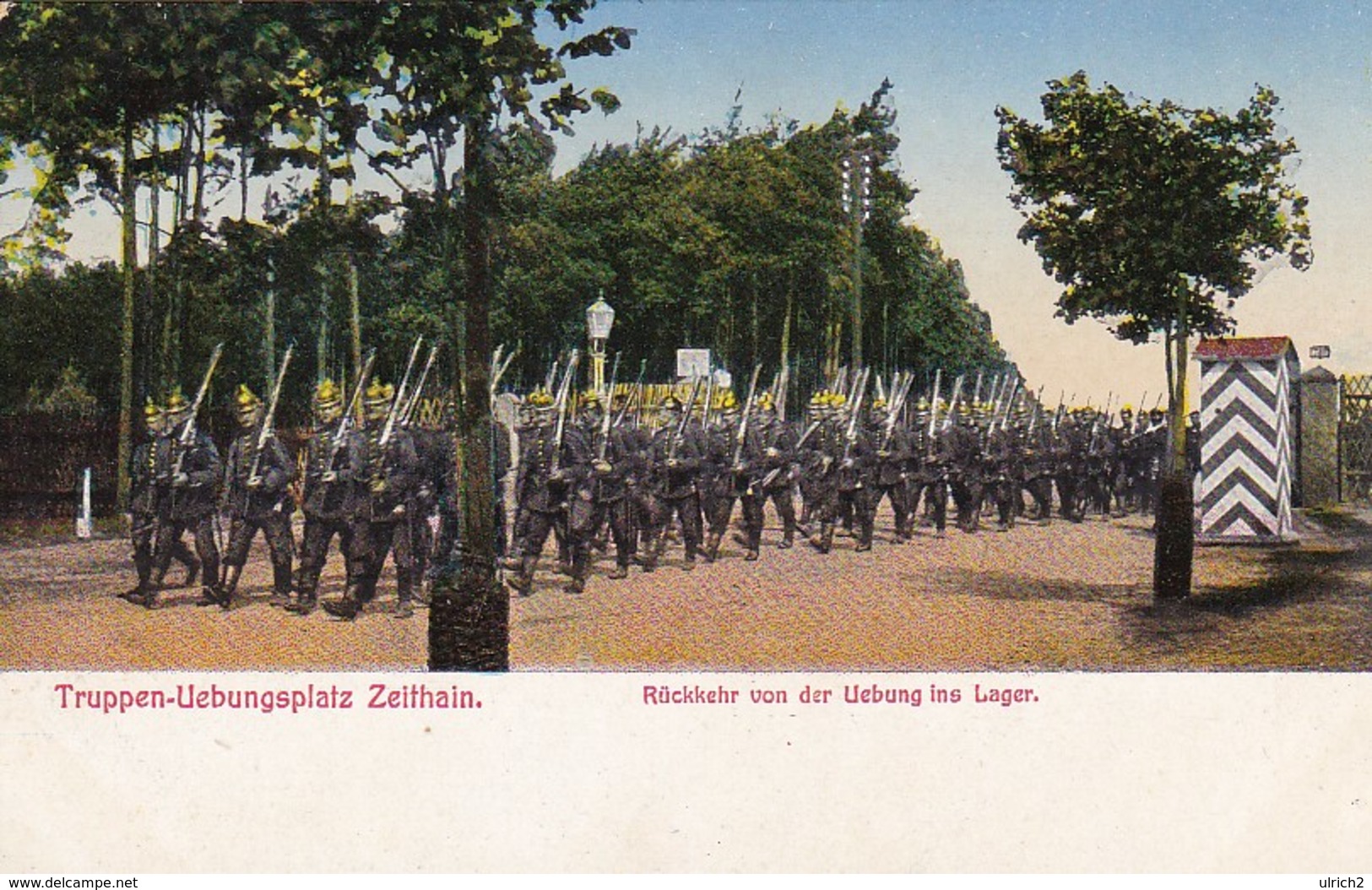 AK Truppen-Übungsplatz Zeithain - Rückkehr Von Der Uebung Ins Lager - Ca. 1910 (45221) - Zeithain