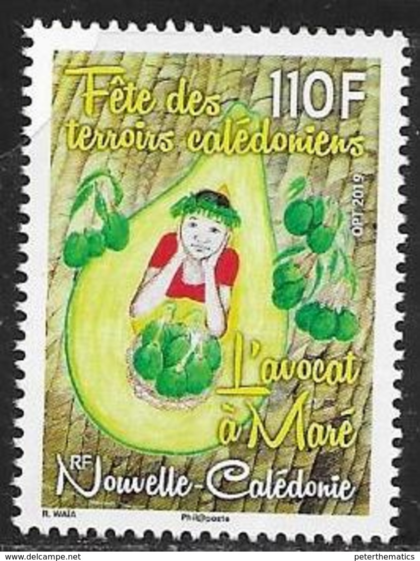NEW CALEDONIA, 2019, MNH, CALEDONIAN CELEBRATIONS, AVOCADOS, 1v - Other & Unclassified