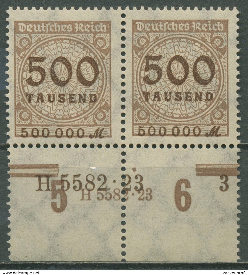 Deutsches Reich 1923 Hausauftragsnummer 313 AP HAN Postfrisch - Ungebraucht