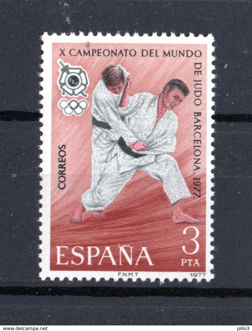 SPAGNA  :  X Campionato Mondiale Di JUDO - Barcellona - 1 Val.  MNH**  Del  29.12.1977 - Judo