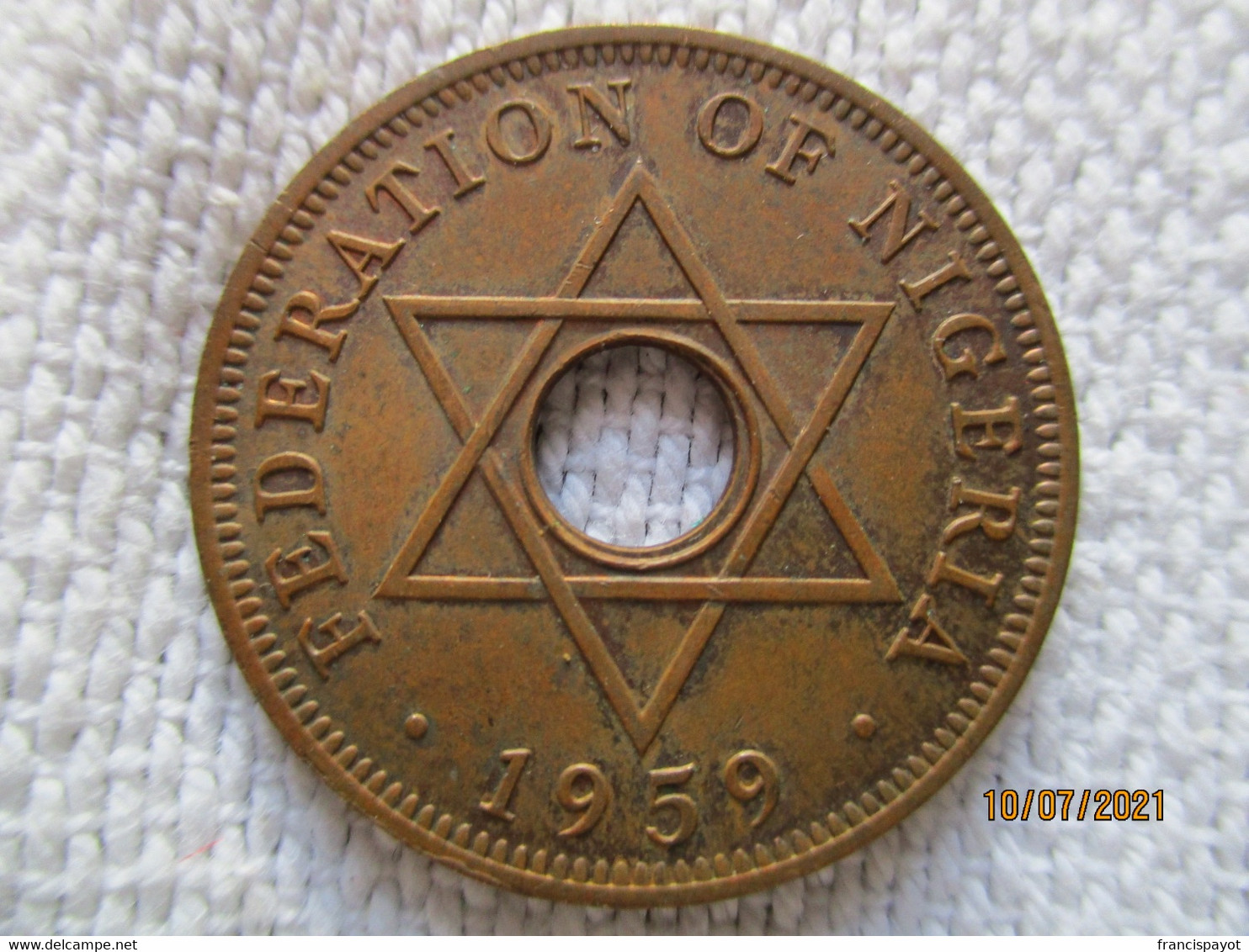 Nigeria: 1 Penny 1959 - Nigeria