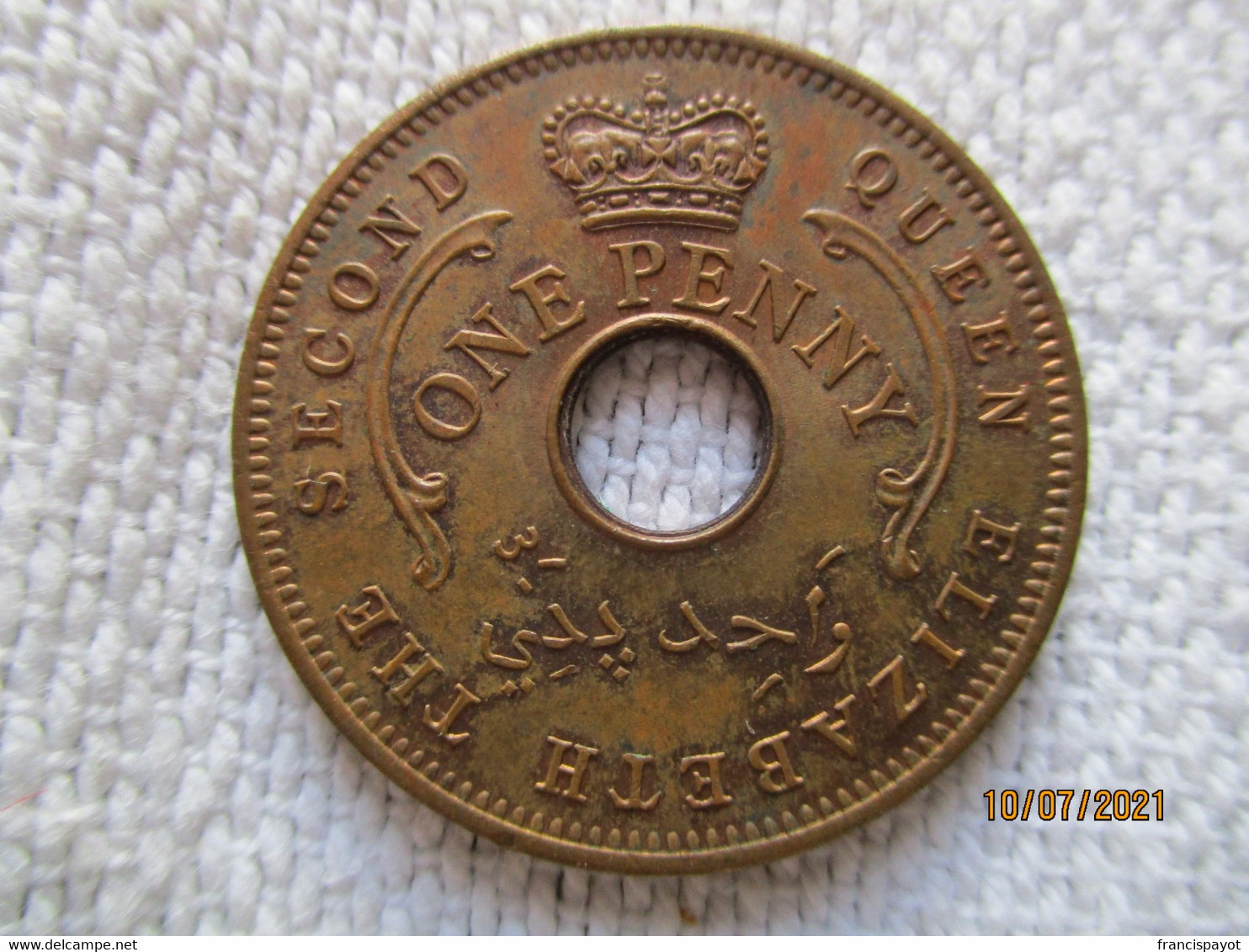 Nigeria: 1 Penny 1959 - Nigeria