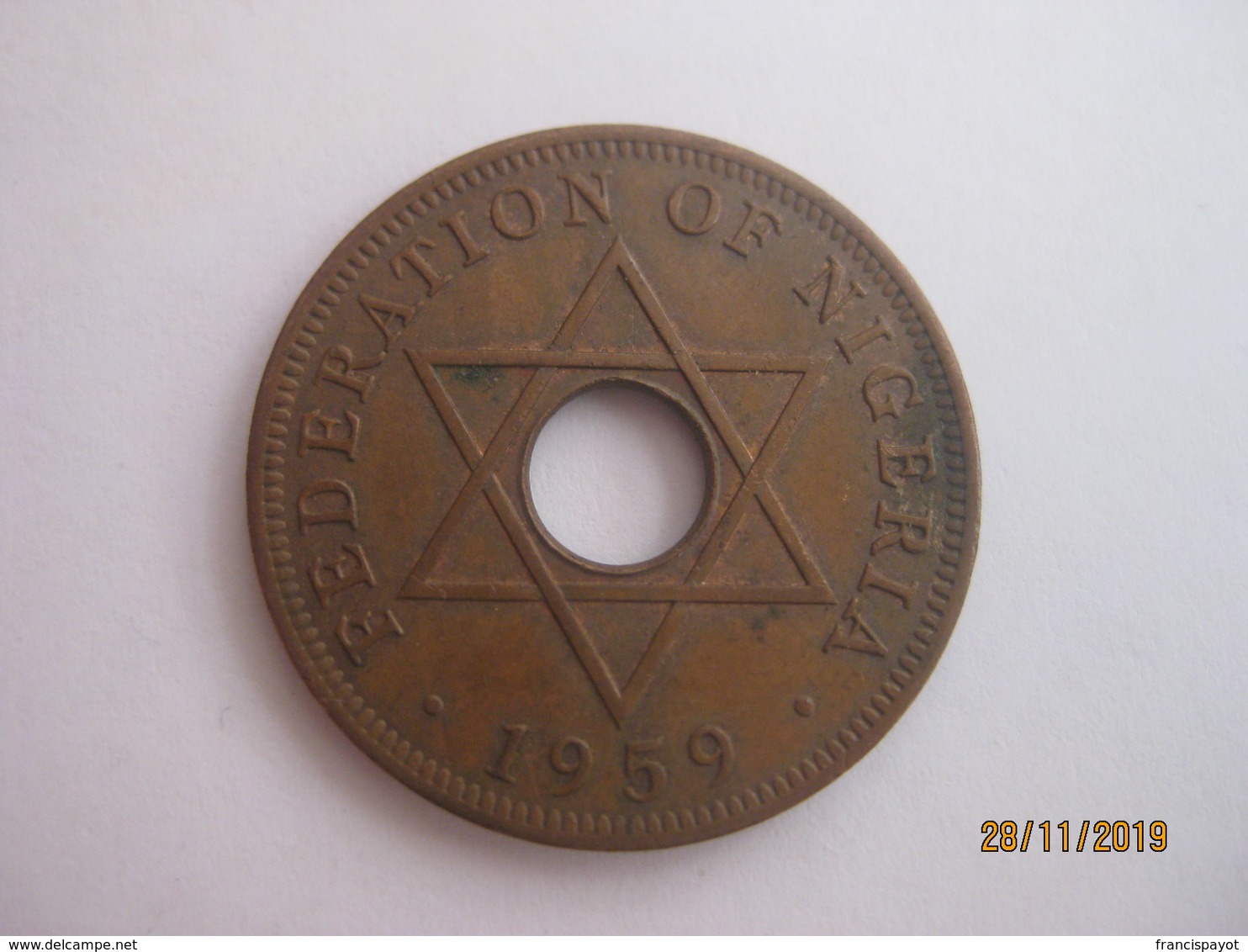 Nigeria: 1 Penny 1959 - Nigeria