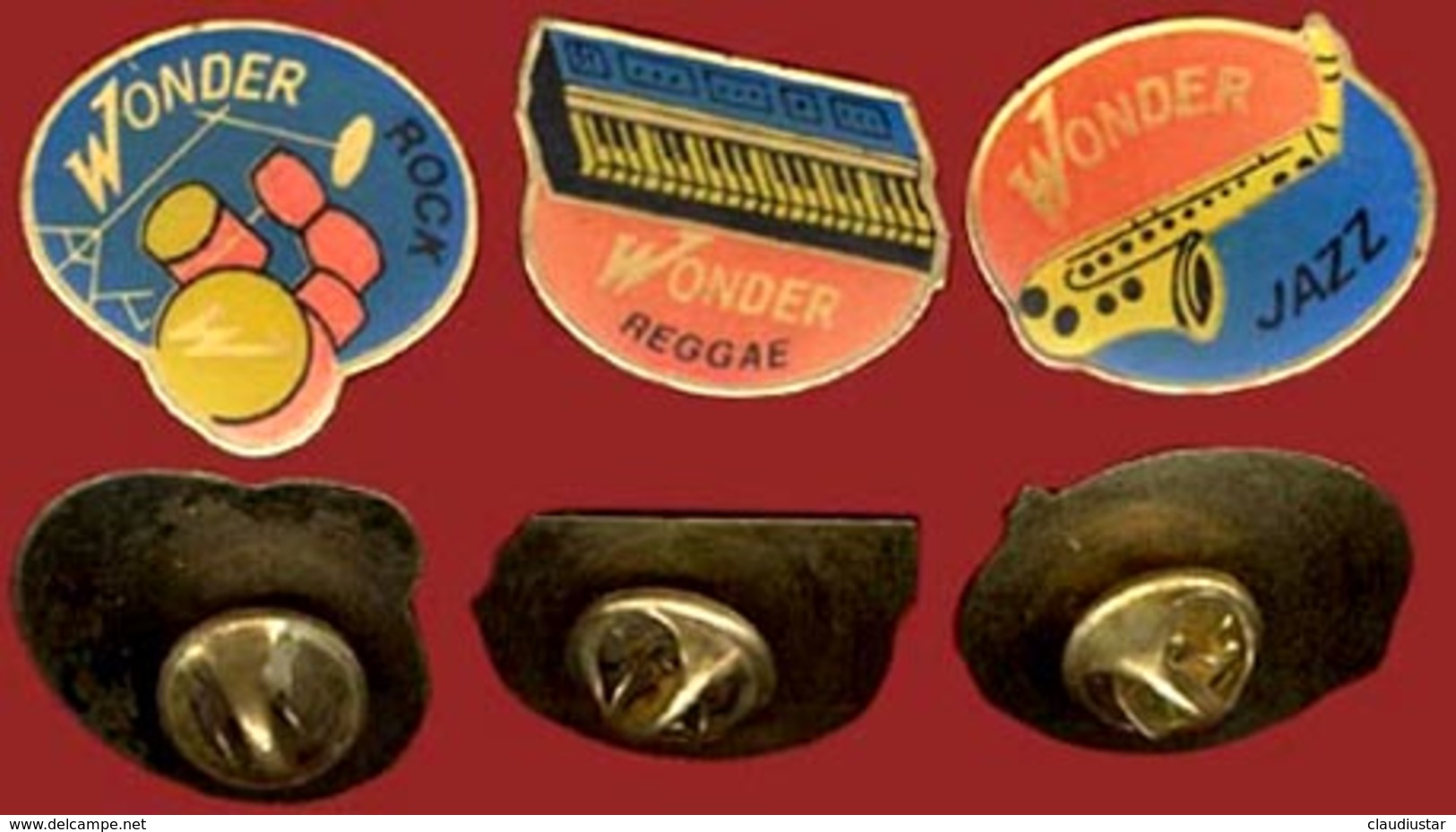 ** LOT  3  PIN' S  WONDER  -  JAZZ  -  ROCK  -  REGGAE ** - Musica