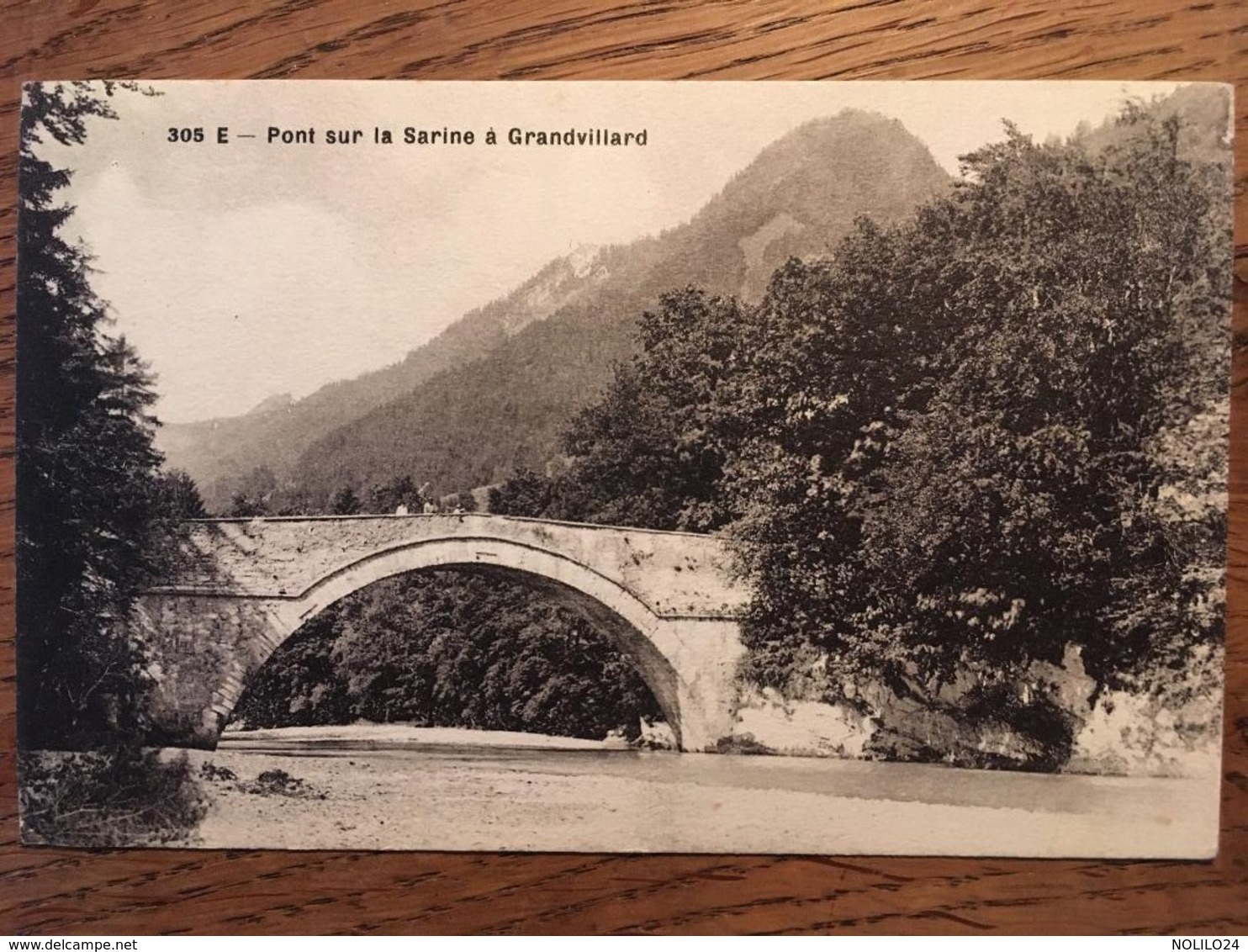 CPA, SUISSE, Pont Sur La Sarine à Grandvillard, éd Librairie Ch. Morel, Bulle, N°305 E, Non écrite - Bulle