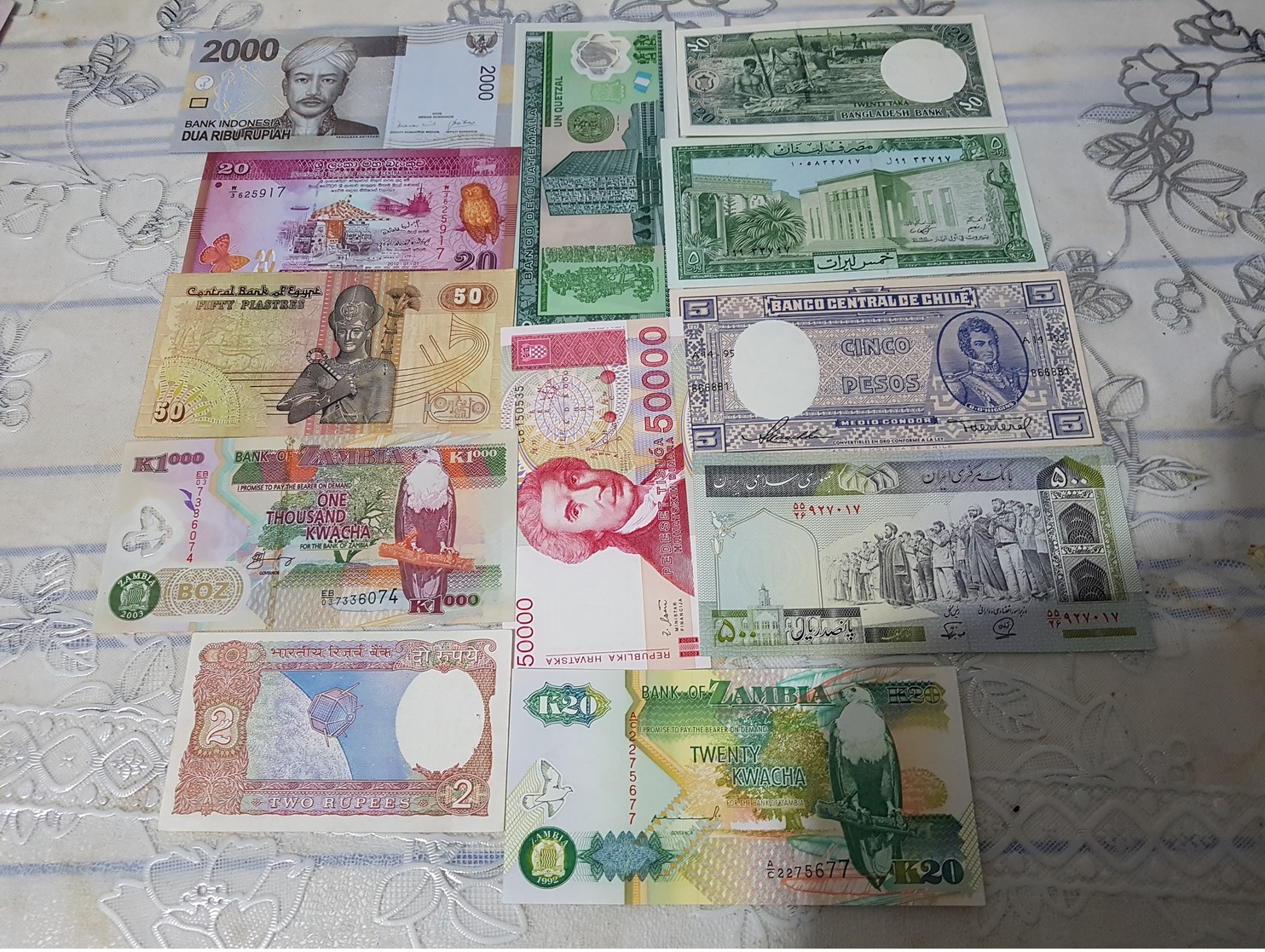 12 Banknotes UNC Price OFFERT - Sonstige & Ohne Zuordnung