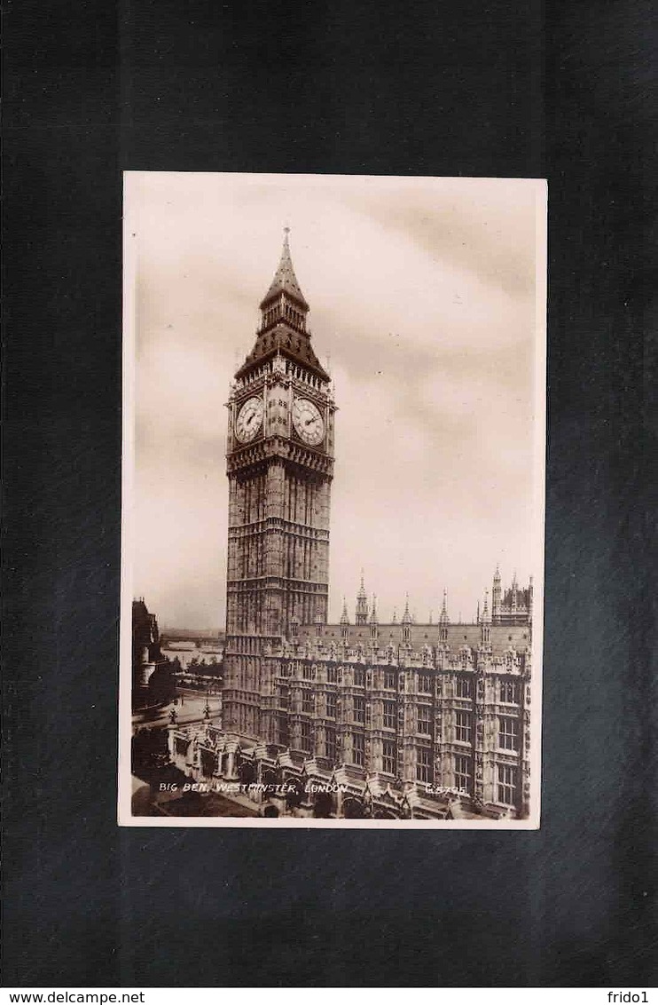Great Britain London Interesting Postcard - Houses Of Parliament
