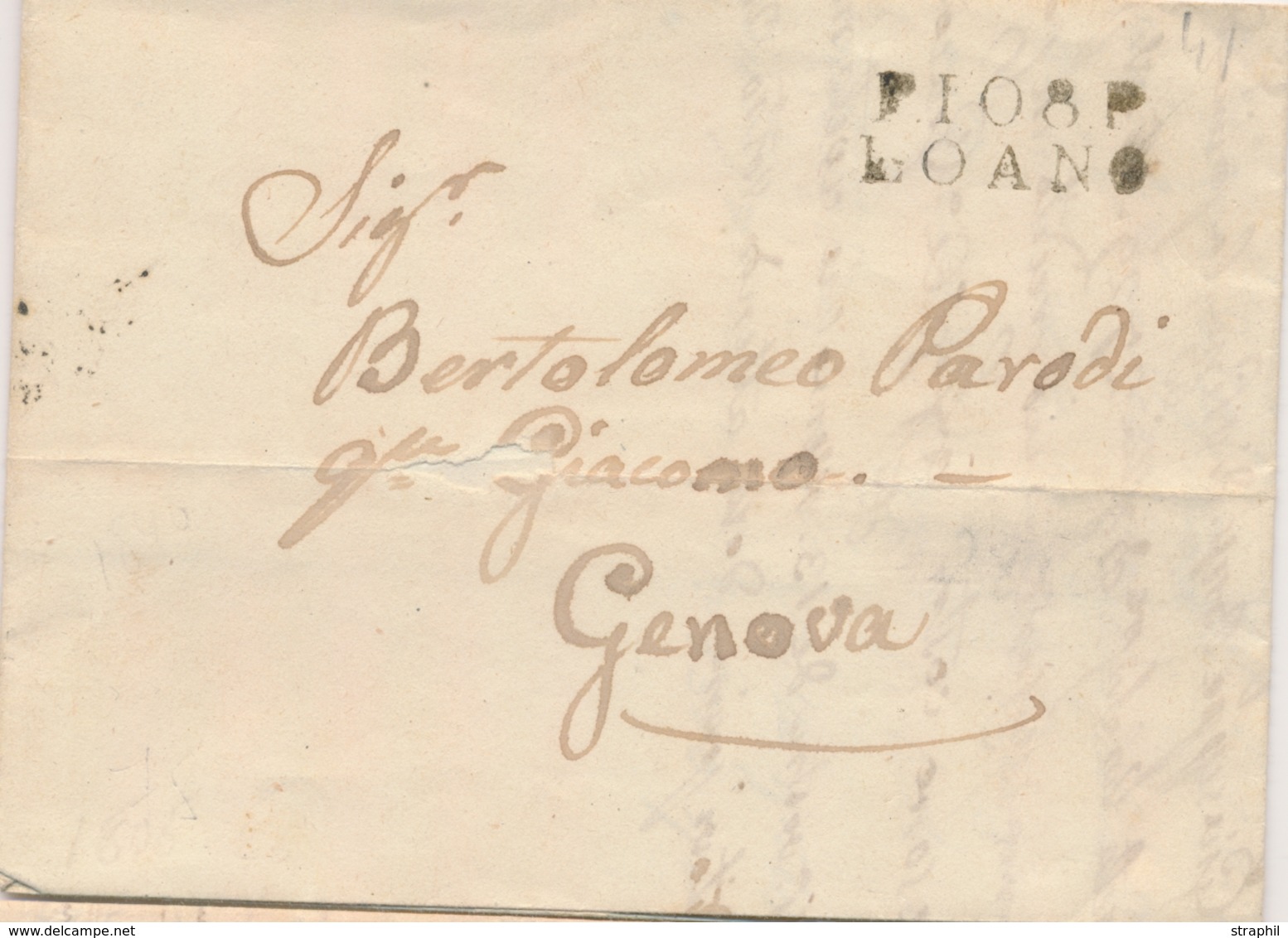 LAC DEPARTEMENTS CONQUIS - LAC - P108P LOANO - 1846 - Pr Genova - TB - 1801-1848: Précurseurs XIX