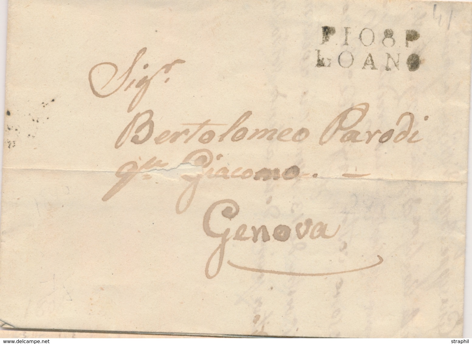 LAC DEPARTEMENTS CONQUIS - LAC - P108P LOANO - 1846 - Pr Genova - TB - 1801-1848: Precursors XIX
