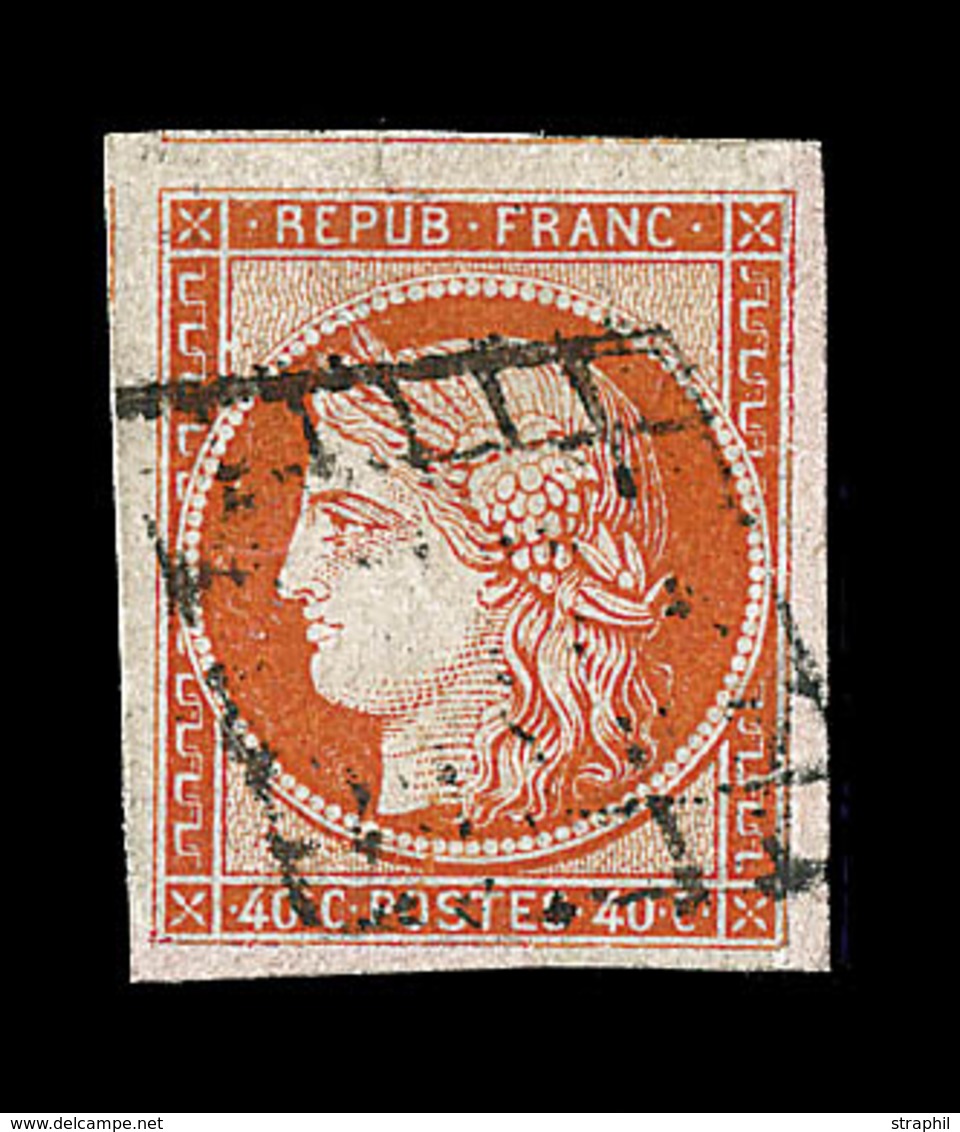 O EMISSION CERES 1849 - O - N°5a - 40c - Orange Vif - Pièce De Luxe - TB - 1849-1850 Ceres