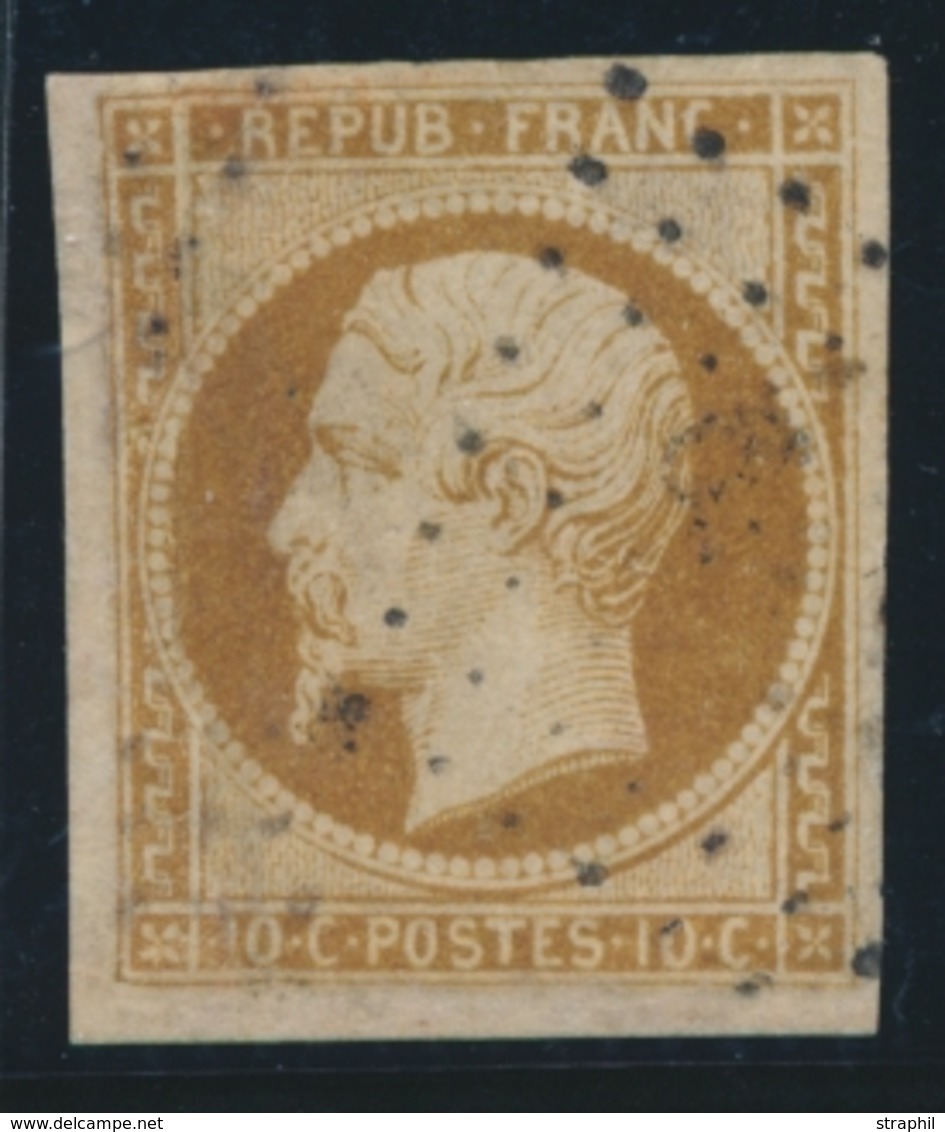 O EMISSION PRESIDENCE - O - N°9 - Margé, Réparé, Présentable - 1852 Louis-Napoléon