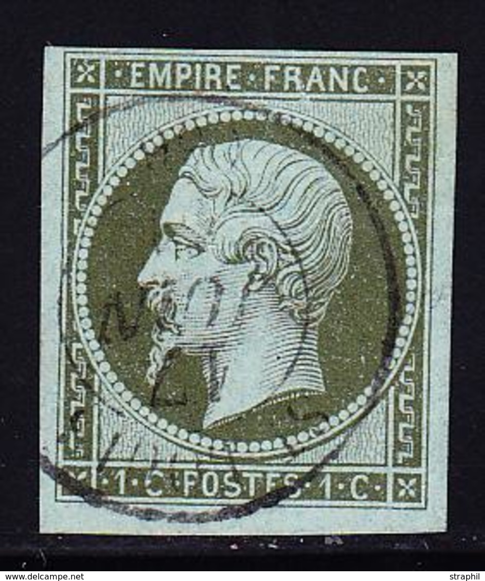 O NAPOLEON NON DENTELE - O - N°11 - Beau Càd T15 - TB - 1853-1860 Napoléon III