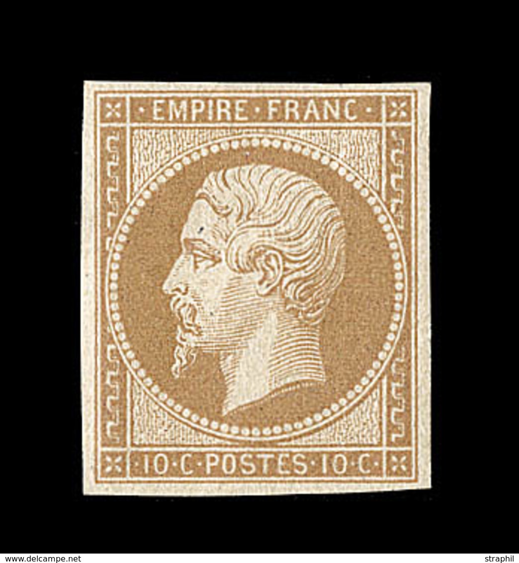 * NAPOLEON NON DENTELE - * - N°13A  - Signé Guy- TB - 1853-1860 Napoleon III