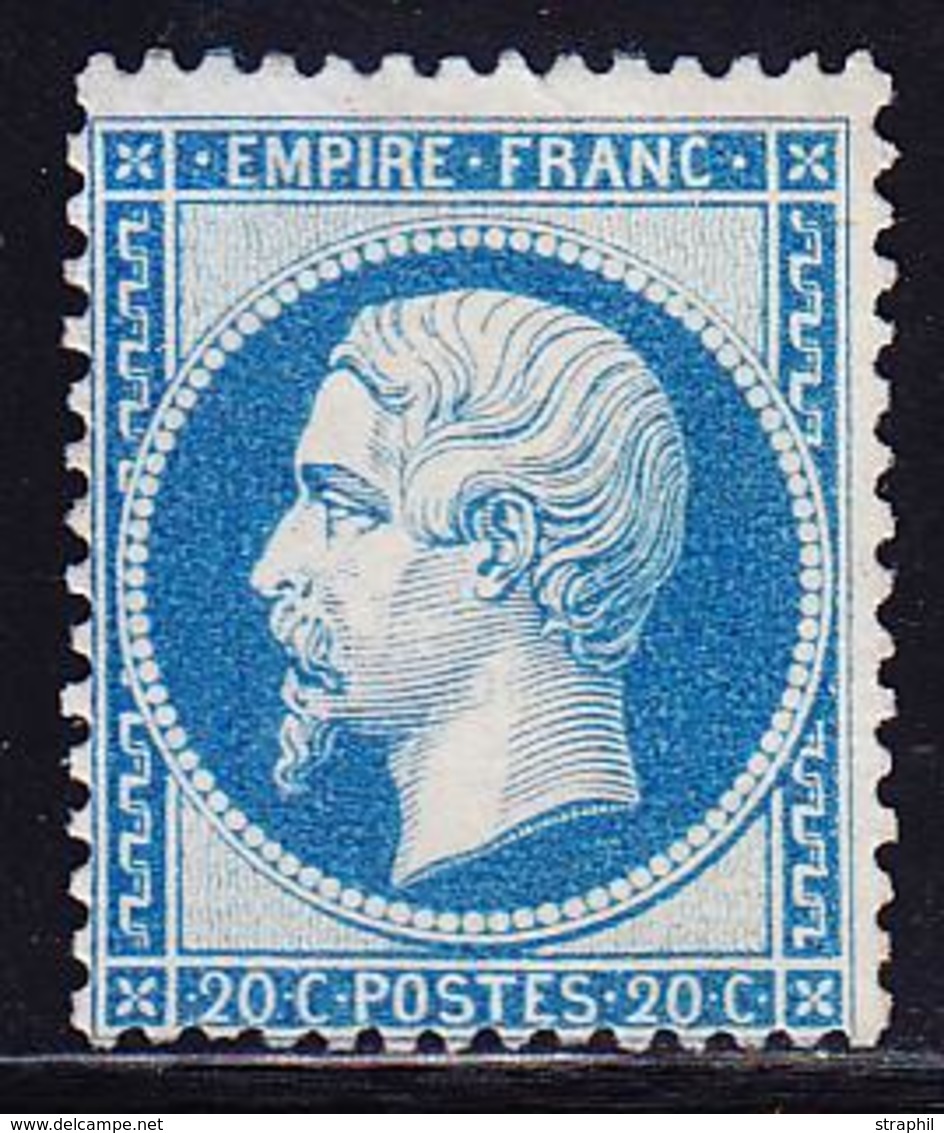 (*) NAPOLEON DENTELE - (*) - N°22 - TB - 1862 Napoleon III