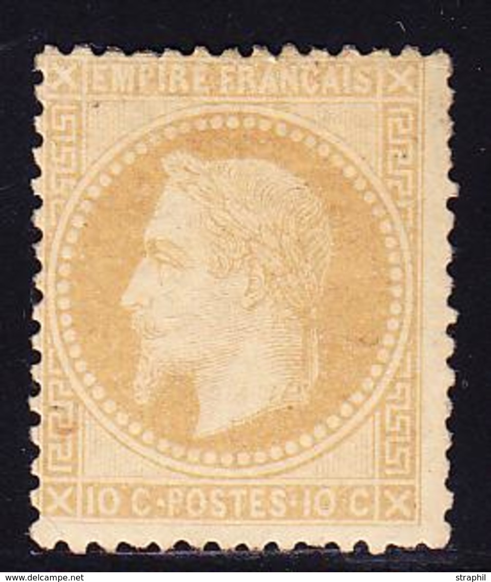 (*) NAPOLEON LAURE - (*) - N°28B - 10c Bistre - Comme** - TB - 1863-1870 Napoleon III With Laurels