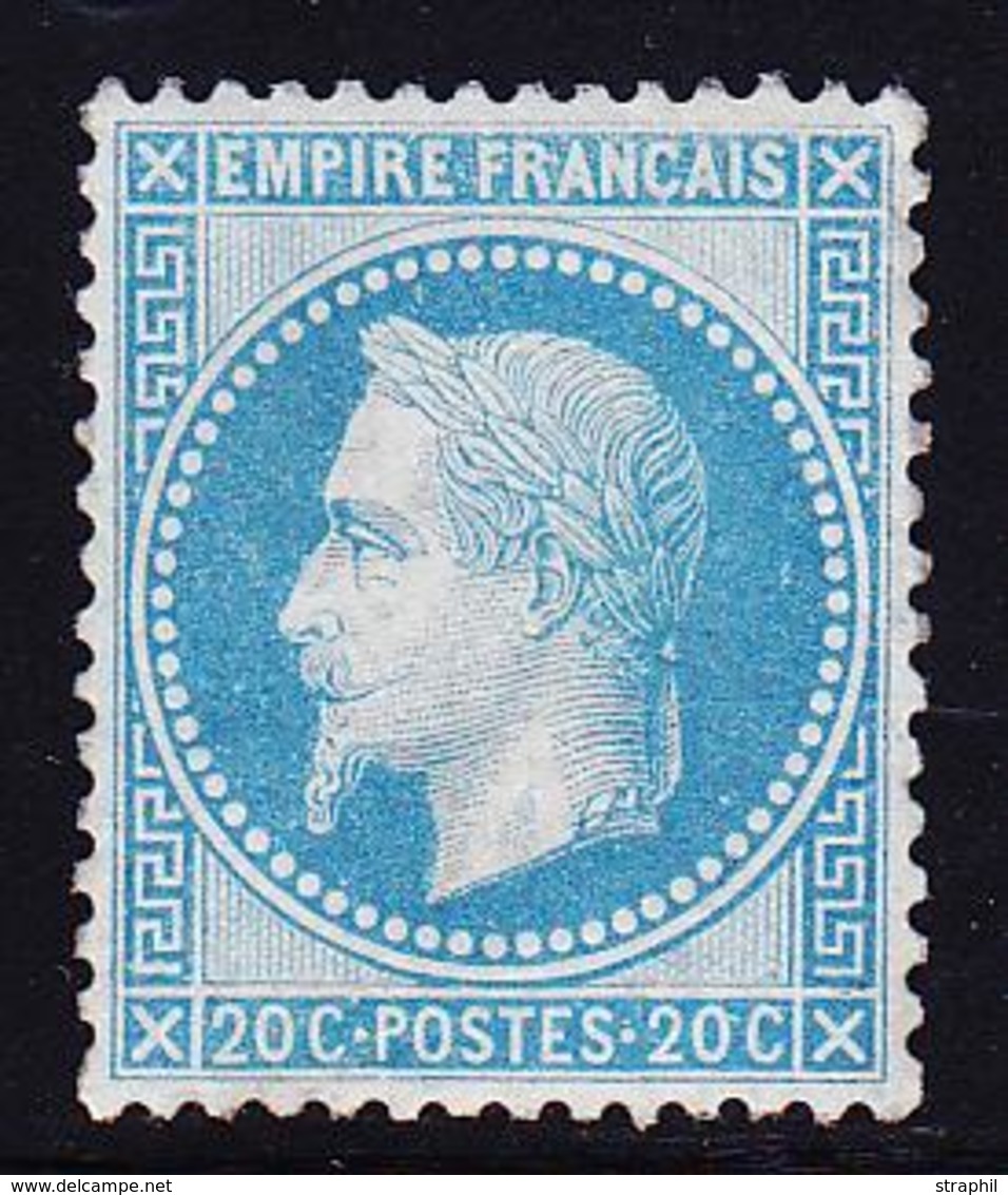 (**) NAPOLEON LAURE - (**) - N°29B - 20c Bleu - TB - 1863-1870 Napoleon III With Laurels