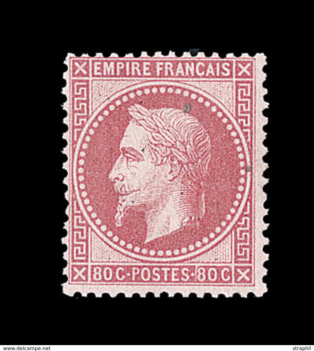 * NAPOLEON LAURE - * - N°32 - 80c Rose - Quasi ** - Signé Calves - TB - 1863-1870 Napoléon III Lauré