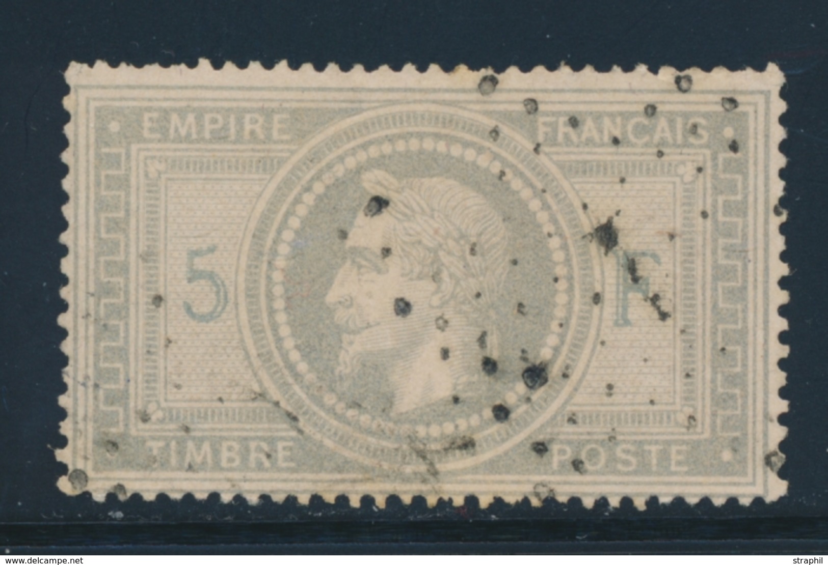 O NAPOLEON LAURE - O - N°33 - Obl. Étoile 1 - Légère - Signé Calves - TB - 1863-1870 Napoleon III With Laurels