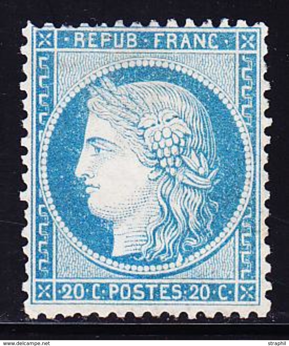 (*) SIEGE DE PARIS (1870) - (*) - N°37 - 20c Bleu - Signé Calves - TB - 1870 Siege Of Paris