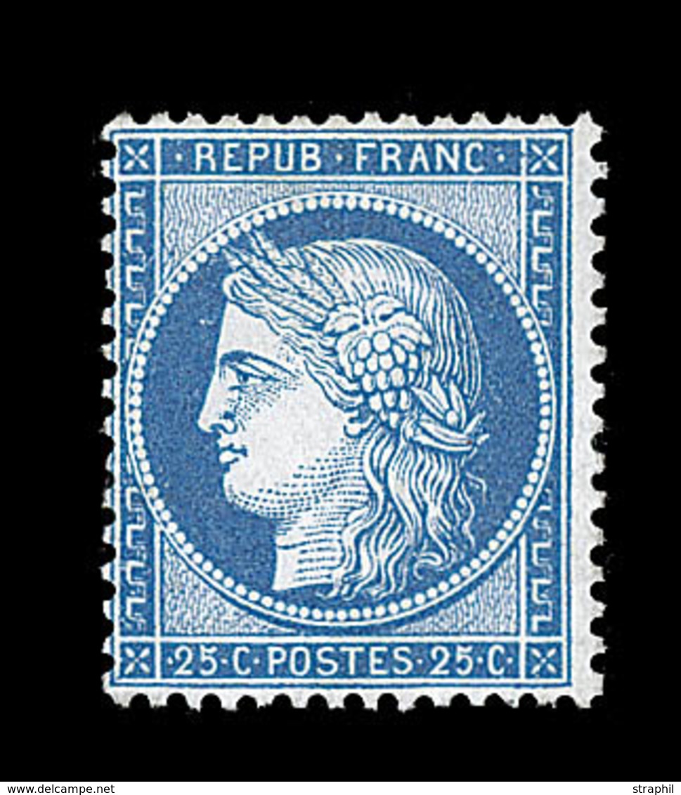 (*) CERES III ème REPUBLIQUE - (*) - N°60B - Type II - Signé A. Brun - TB - 1871-1875 Cérès