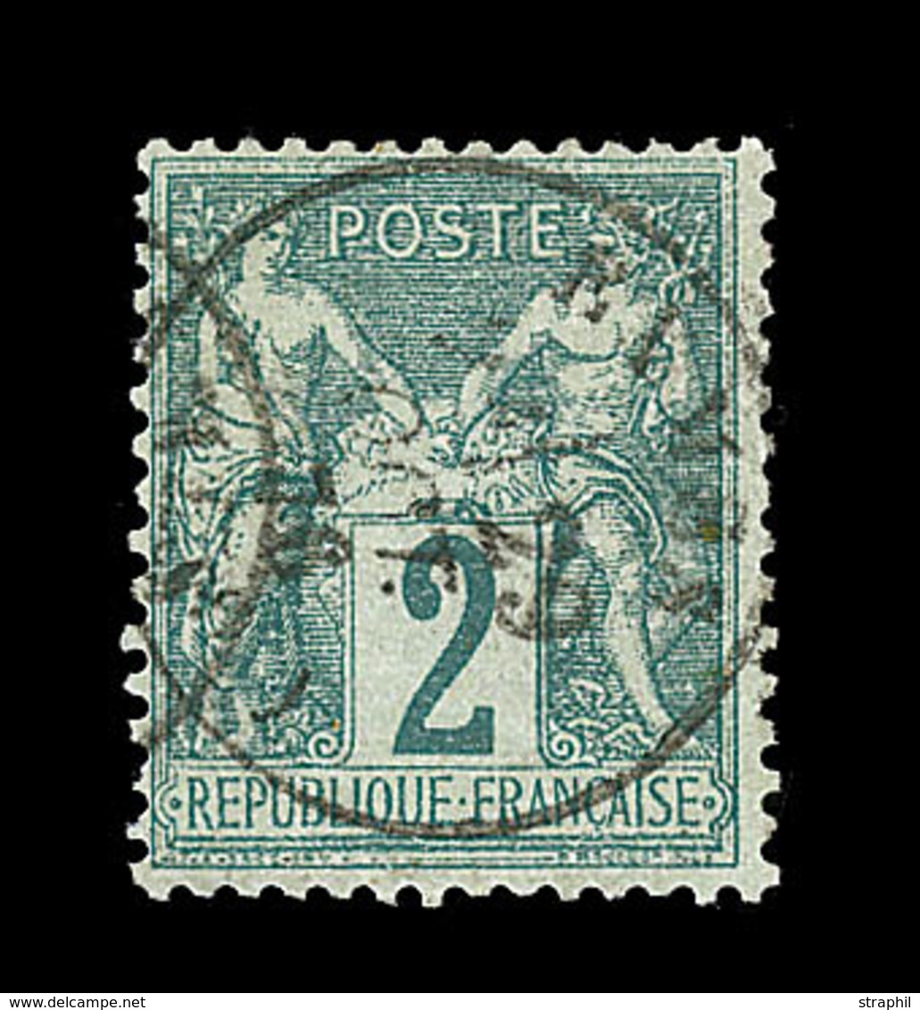 O TYPE SAGE - O - N°62 - 2c Vert - TB - 1876-1878 Sage (Type I)