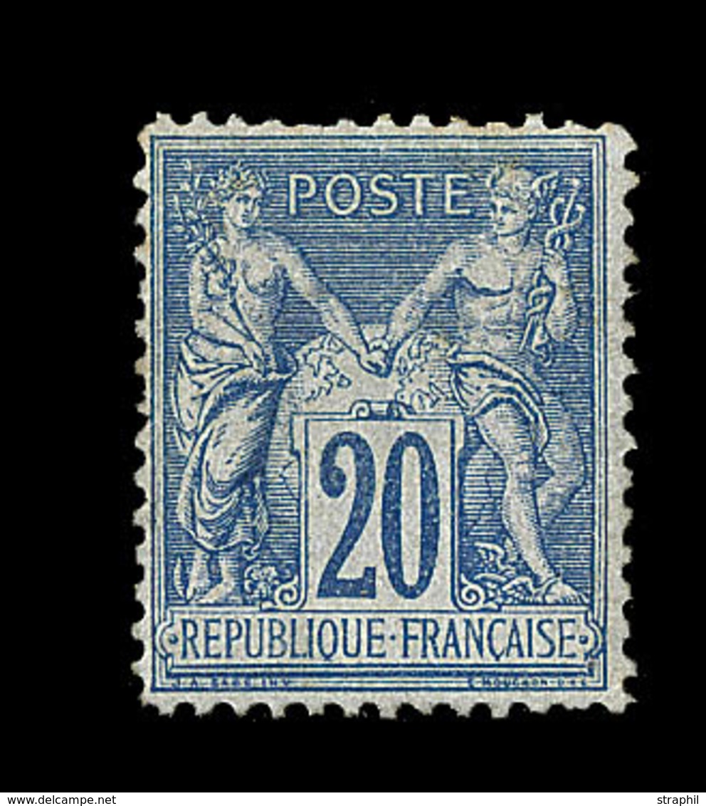 * TYPE SAGE - * - N°73 - 20c Bleu - Type I -  Tirage Des Régents - (trucage) - TB - 1876-1878 Sage (Type I)