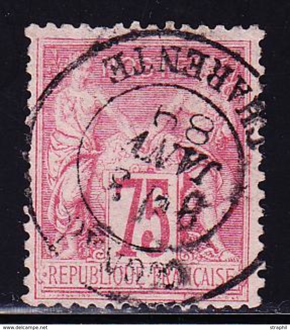 O TYPE SAGE - O - N°81 - 75c Rose - Belle Oblit. - TB - 1876-1878 Sage (Type I)