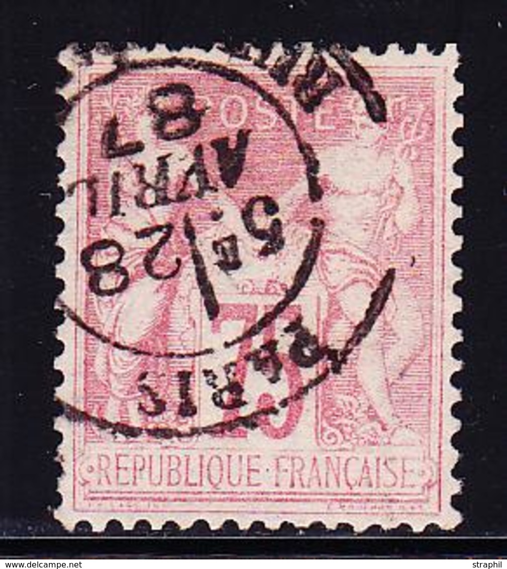 O TYPE SAGE - O - N°81 - 75c Rose - TB Centrage - Signé Calves - TB - 1876-1878 Sage (Type I)