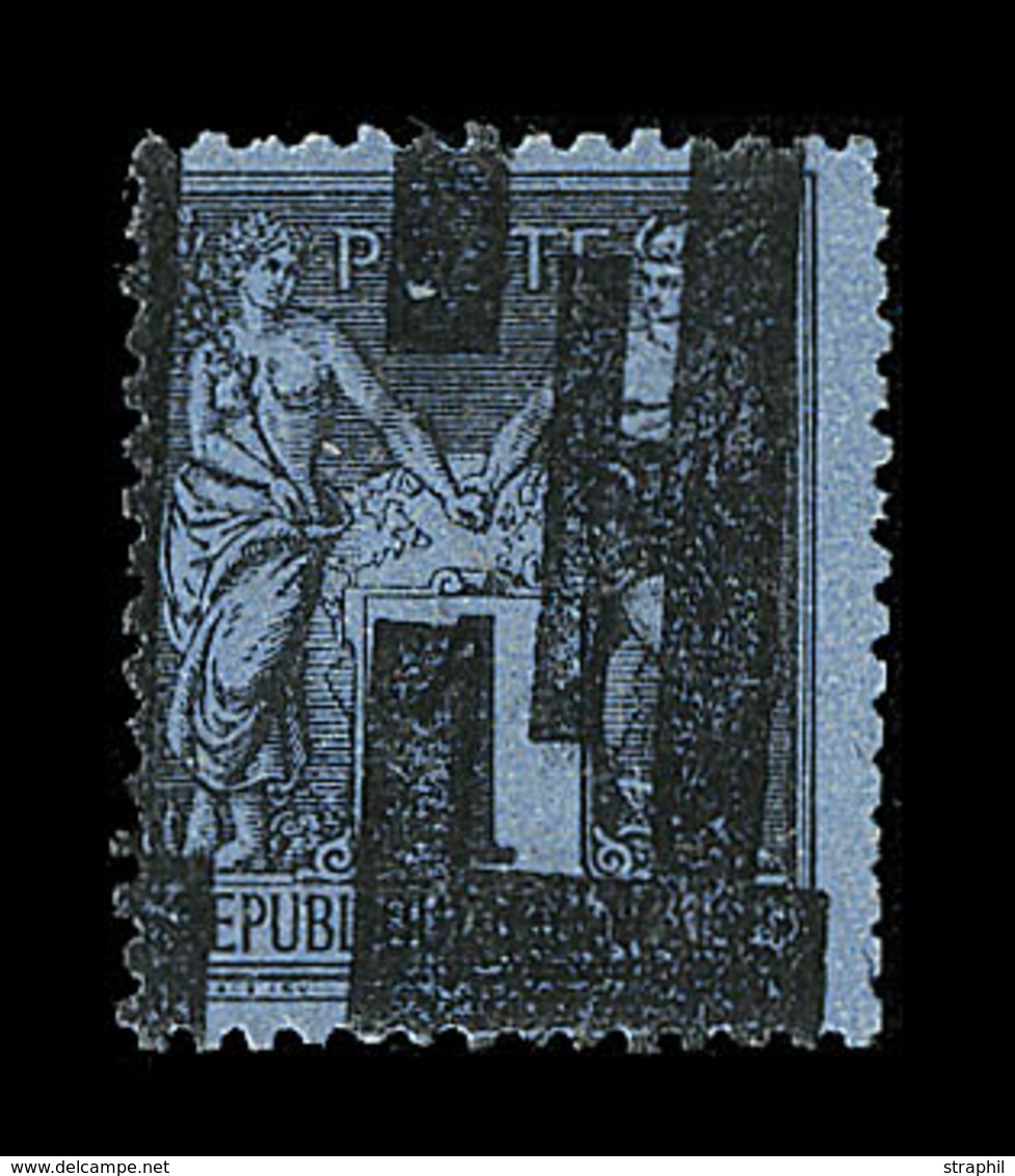 O TYPE SAGE - O - N°84 - 1c Bleu De Prusse - Obl. Typo - Qques Dts Courtes - Signé Calves - 1876-1878 Sage (Type I)