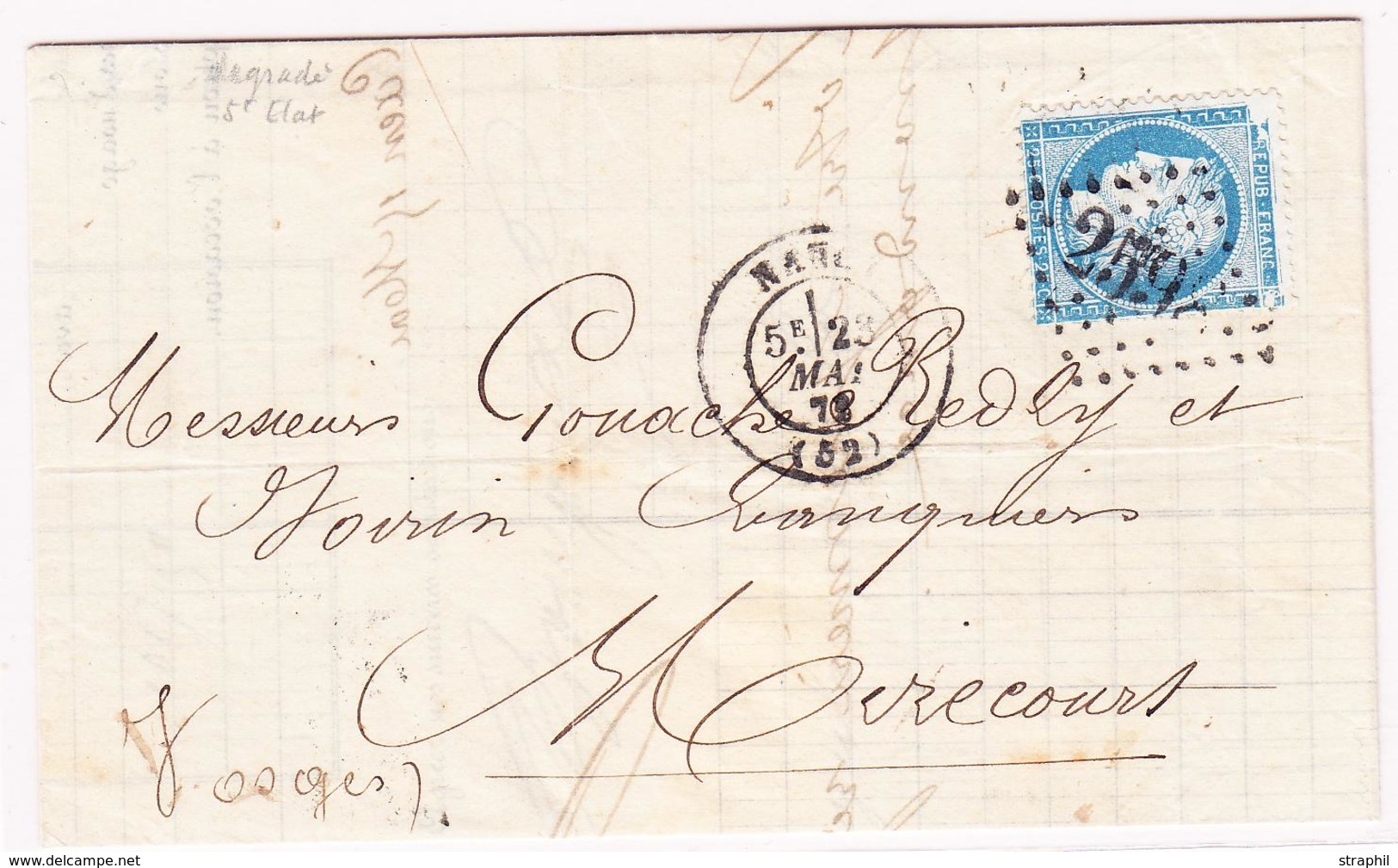 LAC VARIETES SUR CLASSIQUES - LAC - N°60 - Obl. GC 2598 Càd Type 17 Nancy - Variété 146A2 - Grde Cassure - TB - B/TB - Non Classés