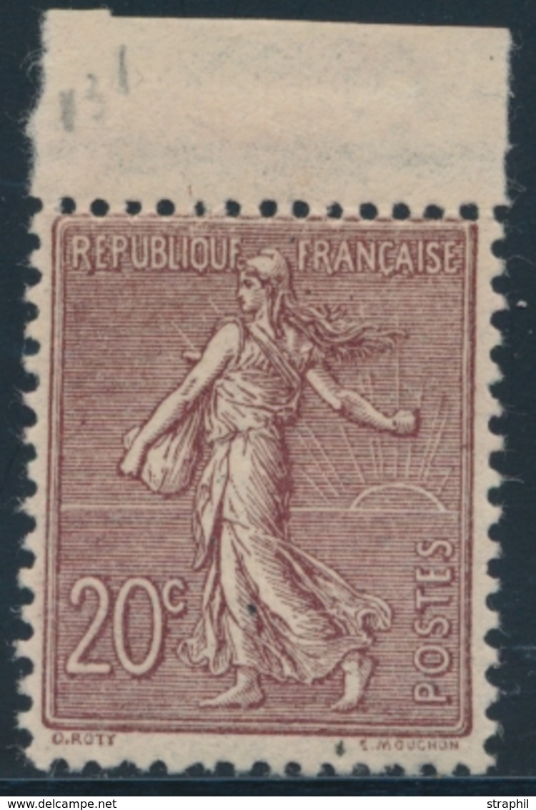 ** TYPE SEMEUSE LIGNEE - ** - N°131 - 20c Brun Lilas - BDF - TB - 1903-60 Sower - Ligned