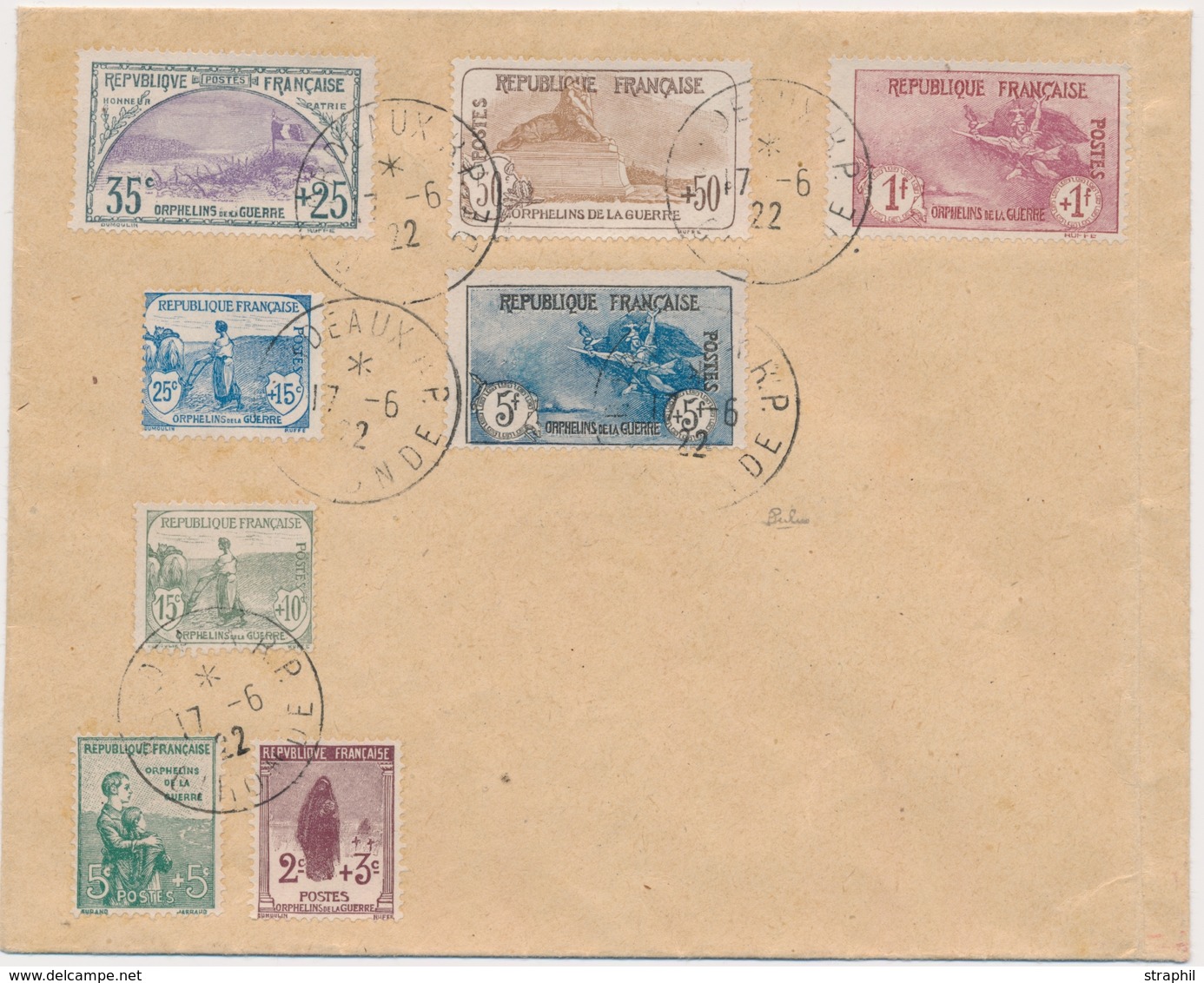 L PERIODE SEMI-MODERNE - L - N°148/55  - La Série Obl. /env. - Càd Bordeaux - 17/6/22 - TB - Unused Stamps