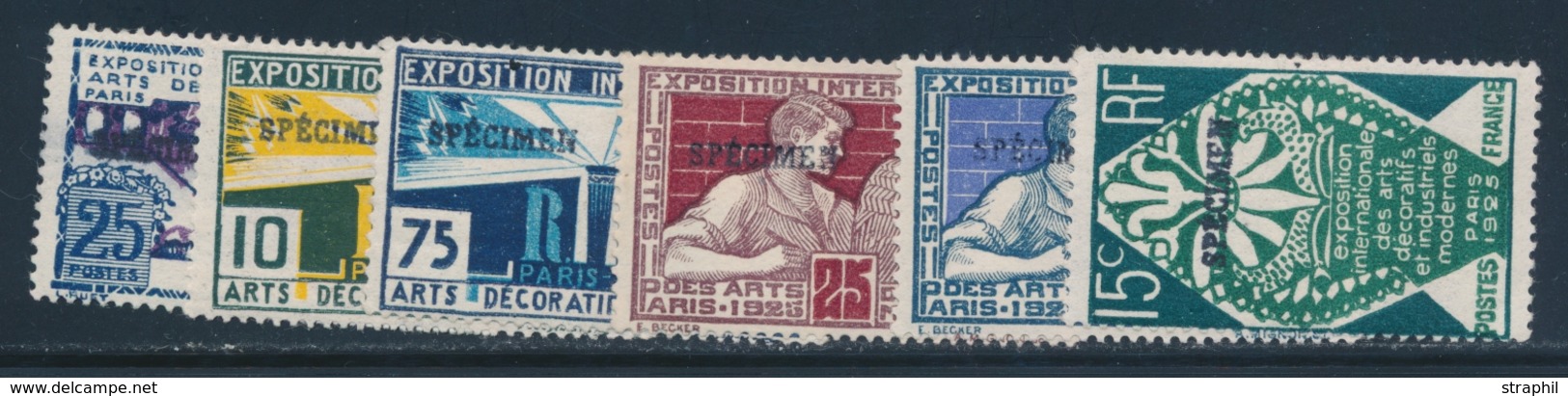 * PERIODE SEMI-MODERNE - * - N°210/15 - Surch. SPECIMEN - TB - Unused Stamps