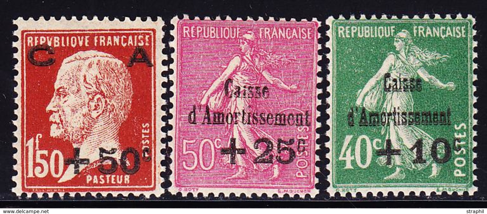 ** PERIODE SEMI-MODERNE - ** - N°253/55 - TB - Unused Stamps