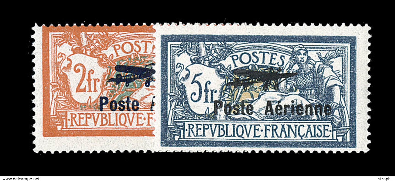 **/* POSTE AERIENNE - **/* - N°1** Et N°2* - TB - 1927-1959 Mint/hinged