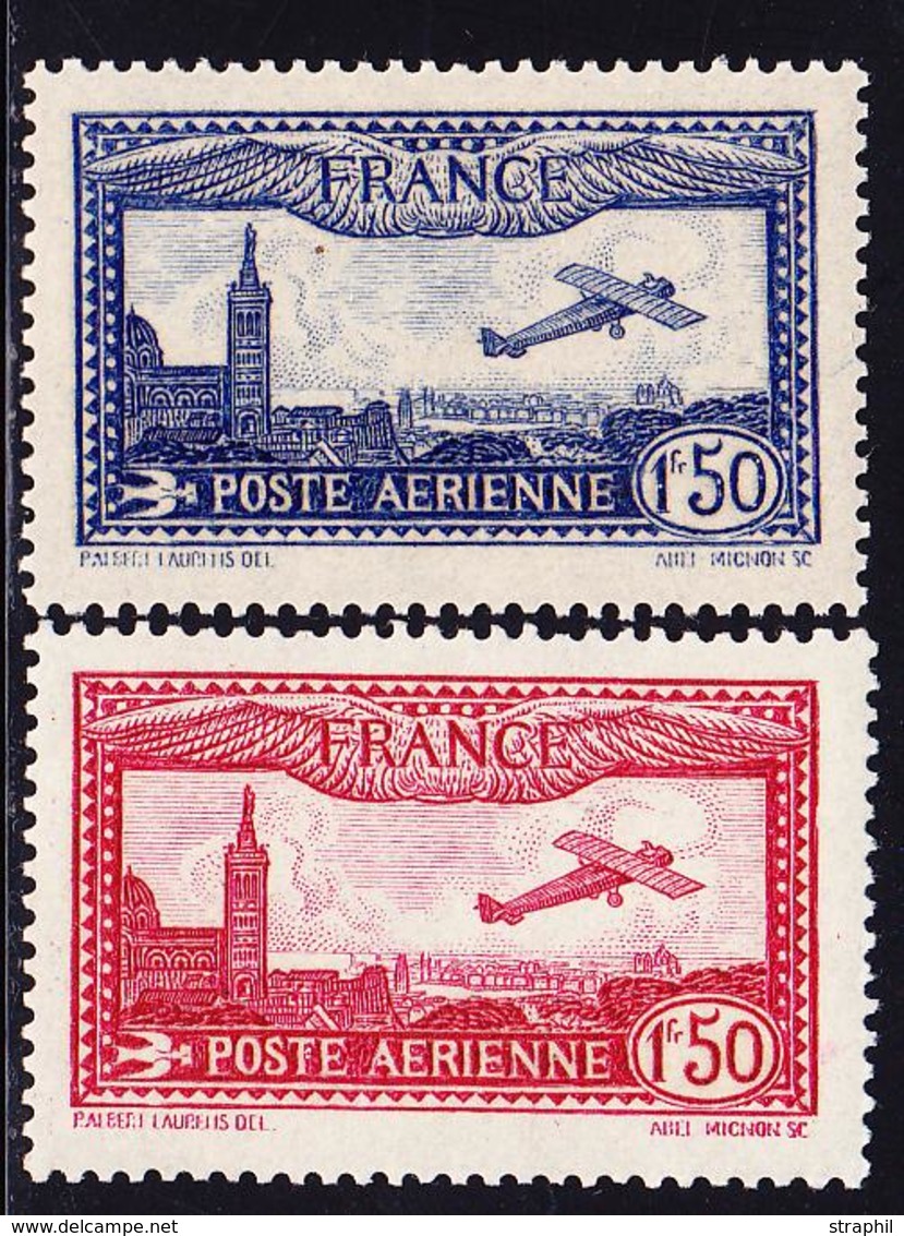 ** POSTE AERIENNE - ** - N°5/6 - TB - 1927-1959 Mint/hinged