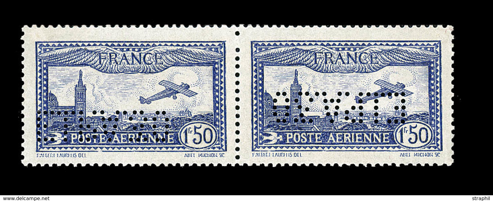 ** POSTE AERIENNE - ** - N°6c - Paire - EIPA 30 - TB - 1927-1959 Mint/hinged