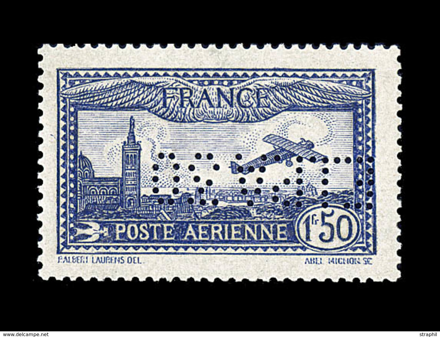 ** POSTE AERIENNE - ** - N°6c - EIPA 30 - Signé Calves -  TB - 1927-1959 Mint/hinged