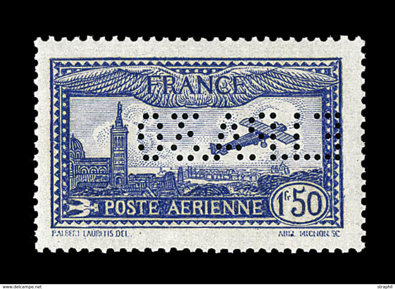 ** POSTE AERIENNE - ** - N°6c - EIPA 30 - Signé Calves -  TB - 1927-1959 Mint/hinged