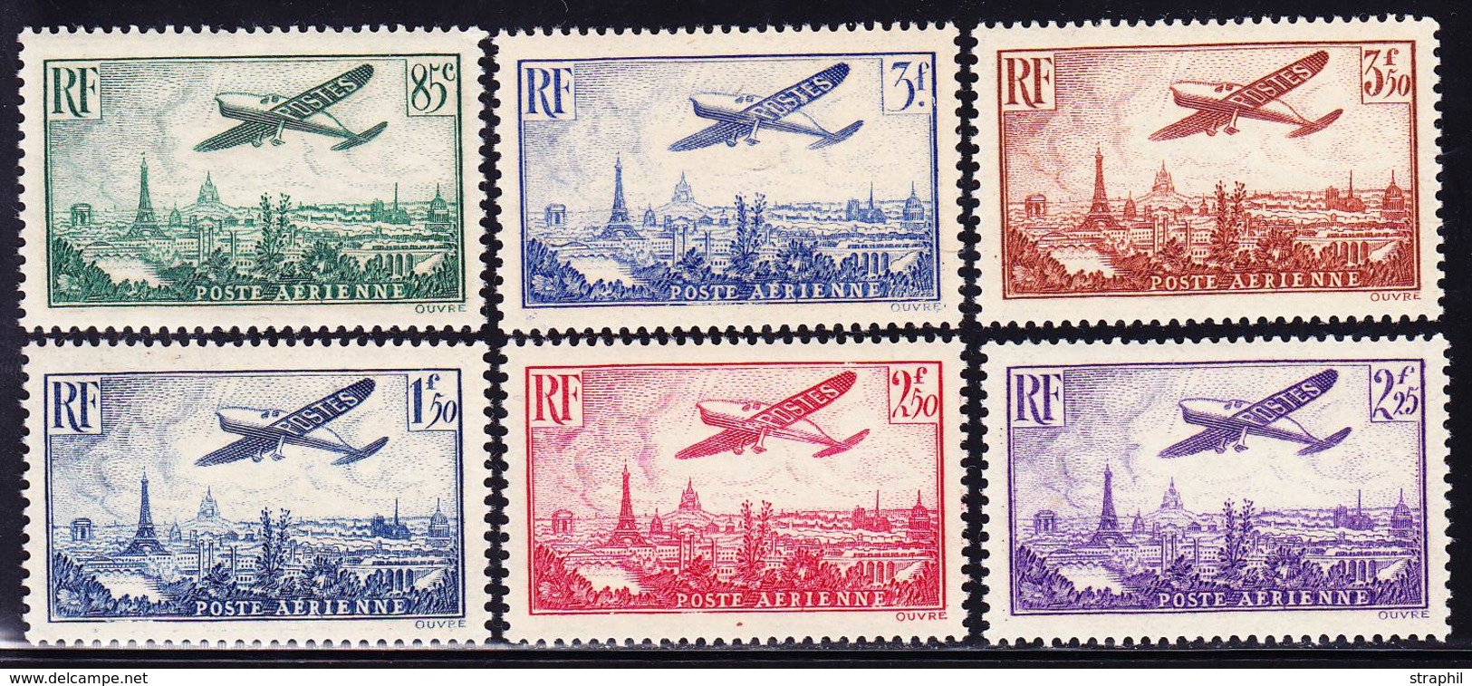 ** POSTE AERIENNE - ** - N°8/13 - TB - 1927-1959 Ungebraucht