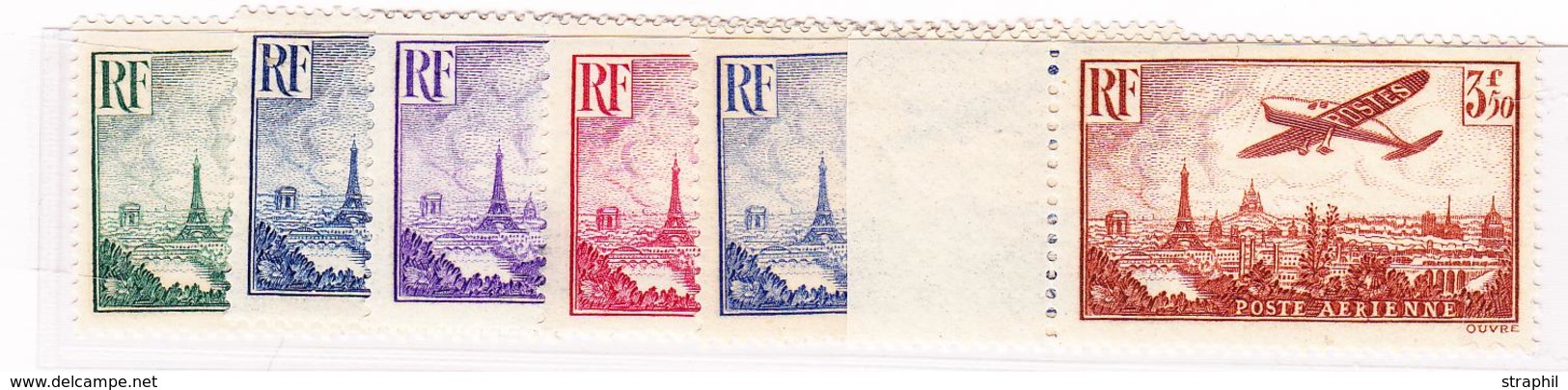 ** POSTE AERIENNE - ** - N°8/13 - N°13 Bdf - TB - 1927-1959 Mint/hinged