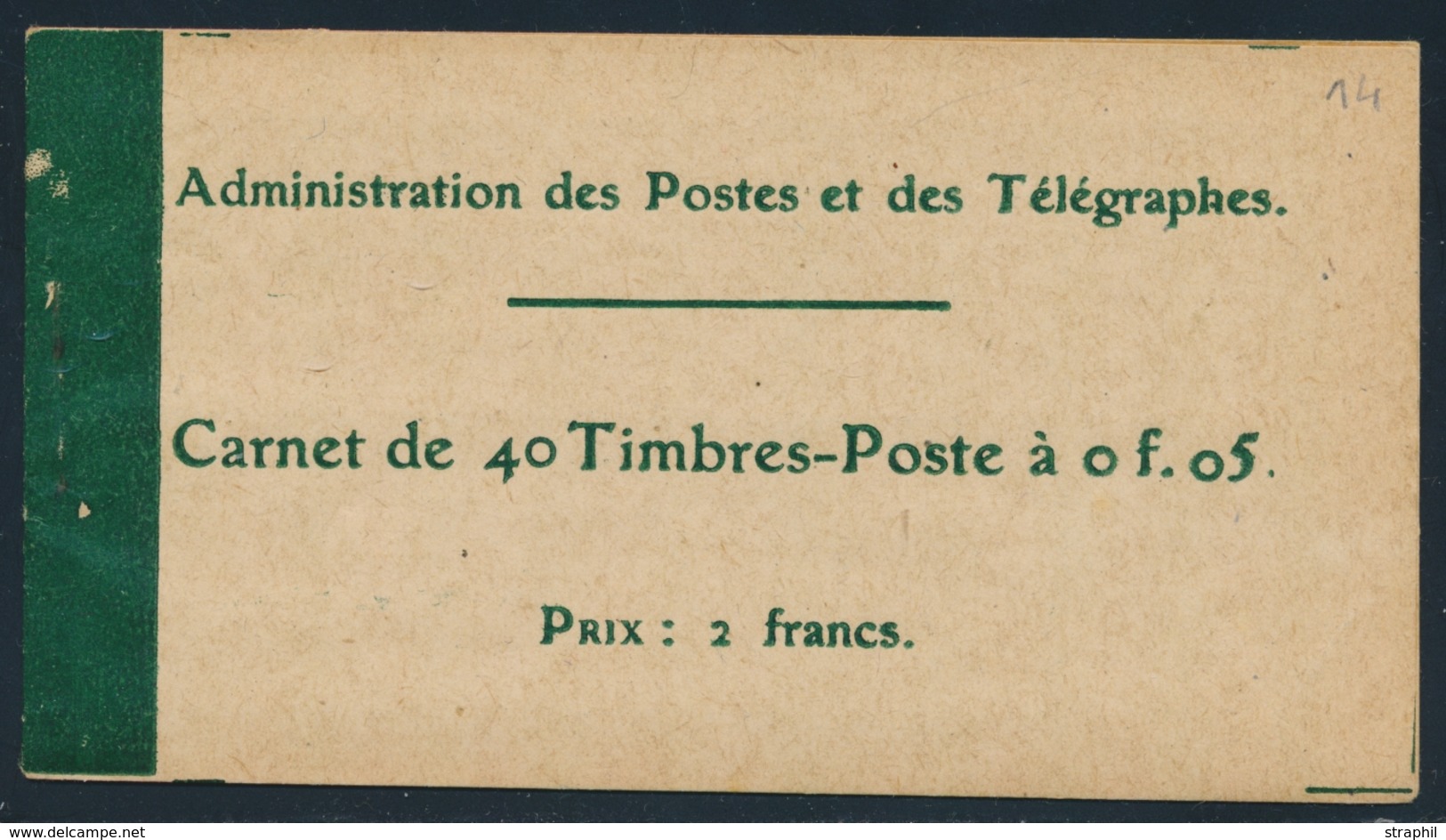 ** CARNETS ANCIENS - ** - N°137 C5 - Papier GC - 40 T. - TB - Other & Unclassified