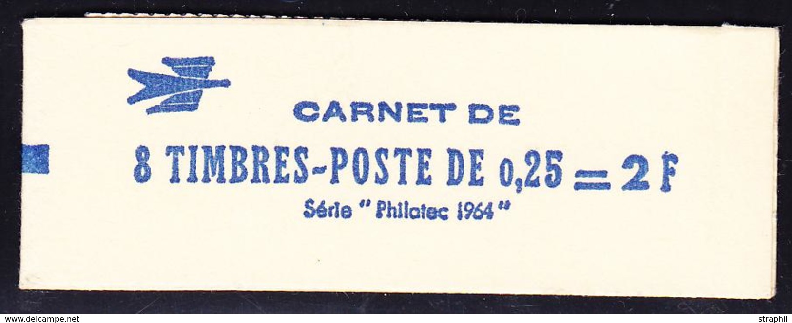 ** CARNETS ANCIENS - ** - N°1331 C5 - Série PHILATEC 1964 - Couverture Bleu - Carnet Ouvert - TB - Autres & Non Classés