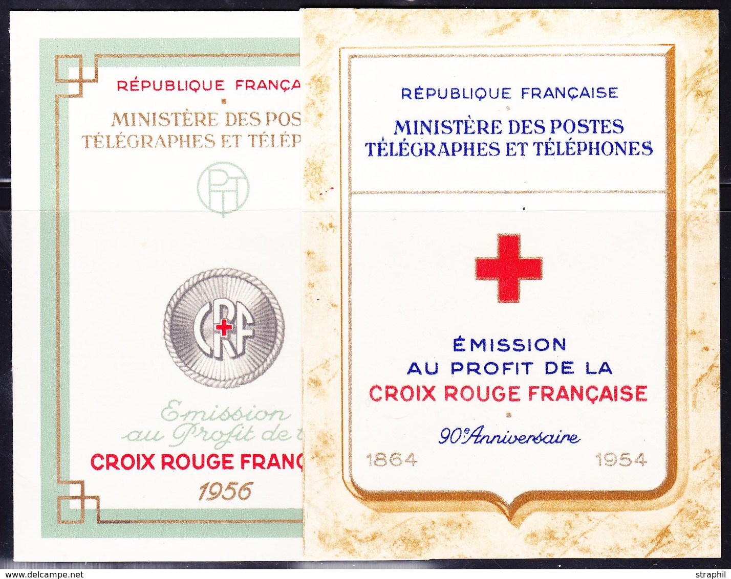 ** CARNETS CROIX-ROUGE - ** - N°2003, 2005 - Années 1954 Et 1956 - TB - Croix Rouge