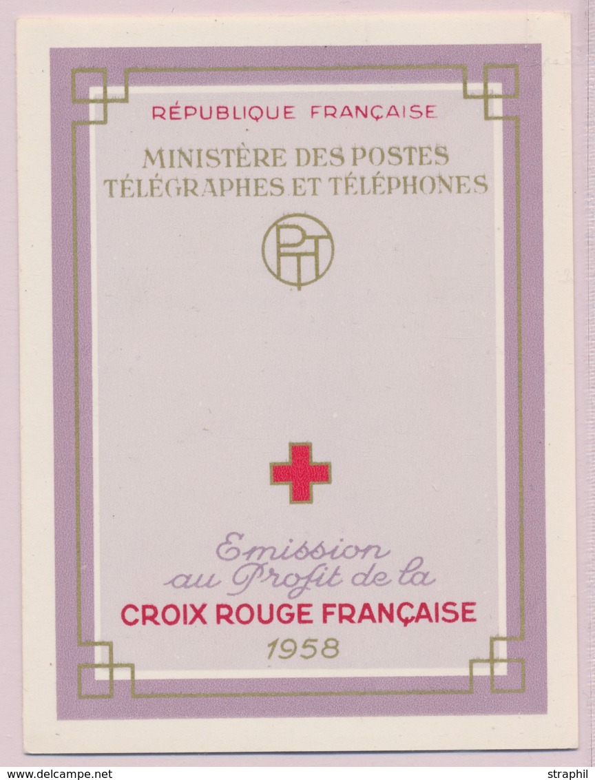 ** CARNETS CROIX-ROUGE - ** - N°2007 - Année 1958 - TB - Croix Rouge