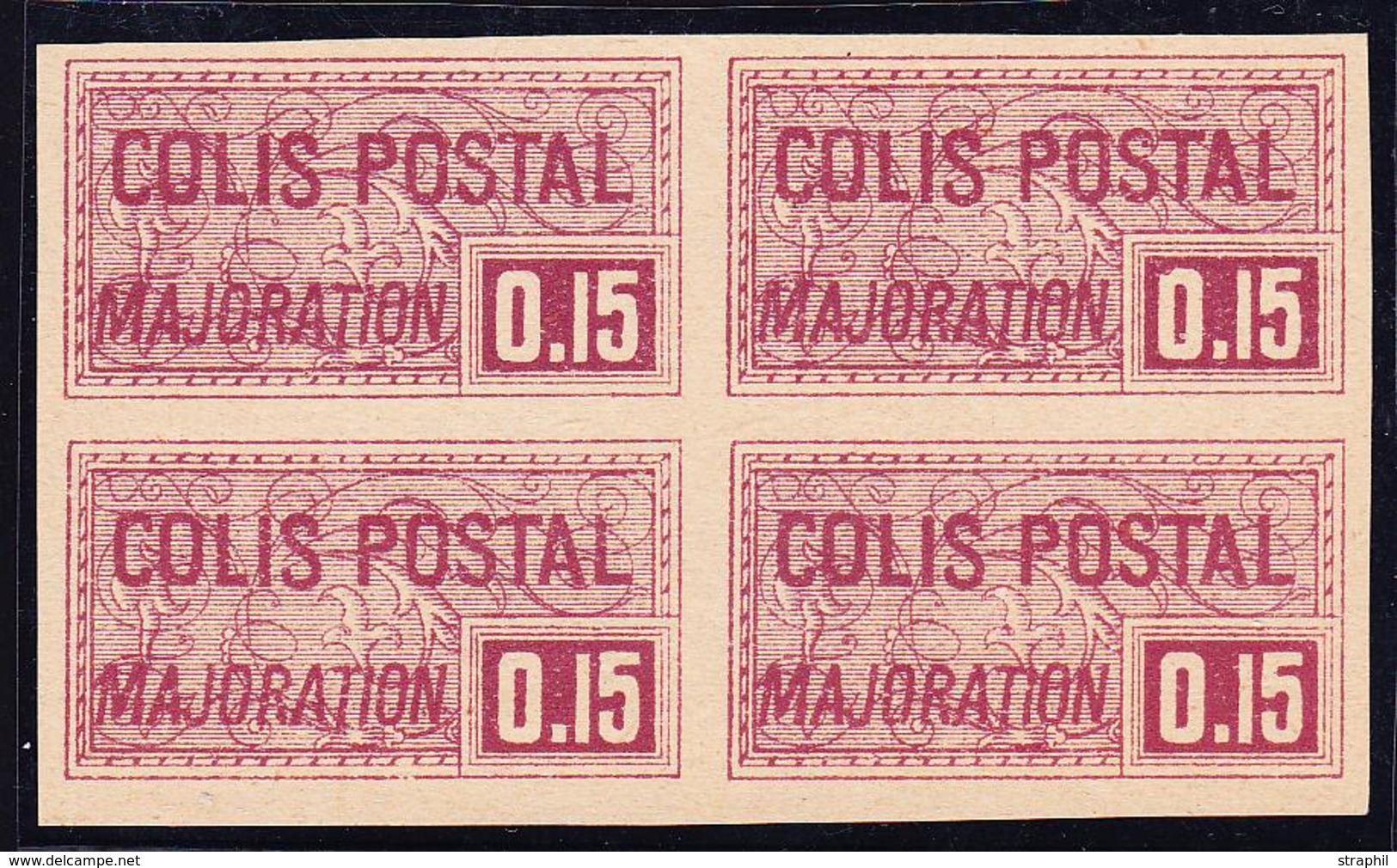 ** COLIS POSTAUX - ** - N°24 - Bloc De 4 - Margés - TTB - Mint/Hinged