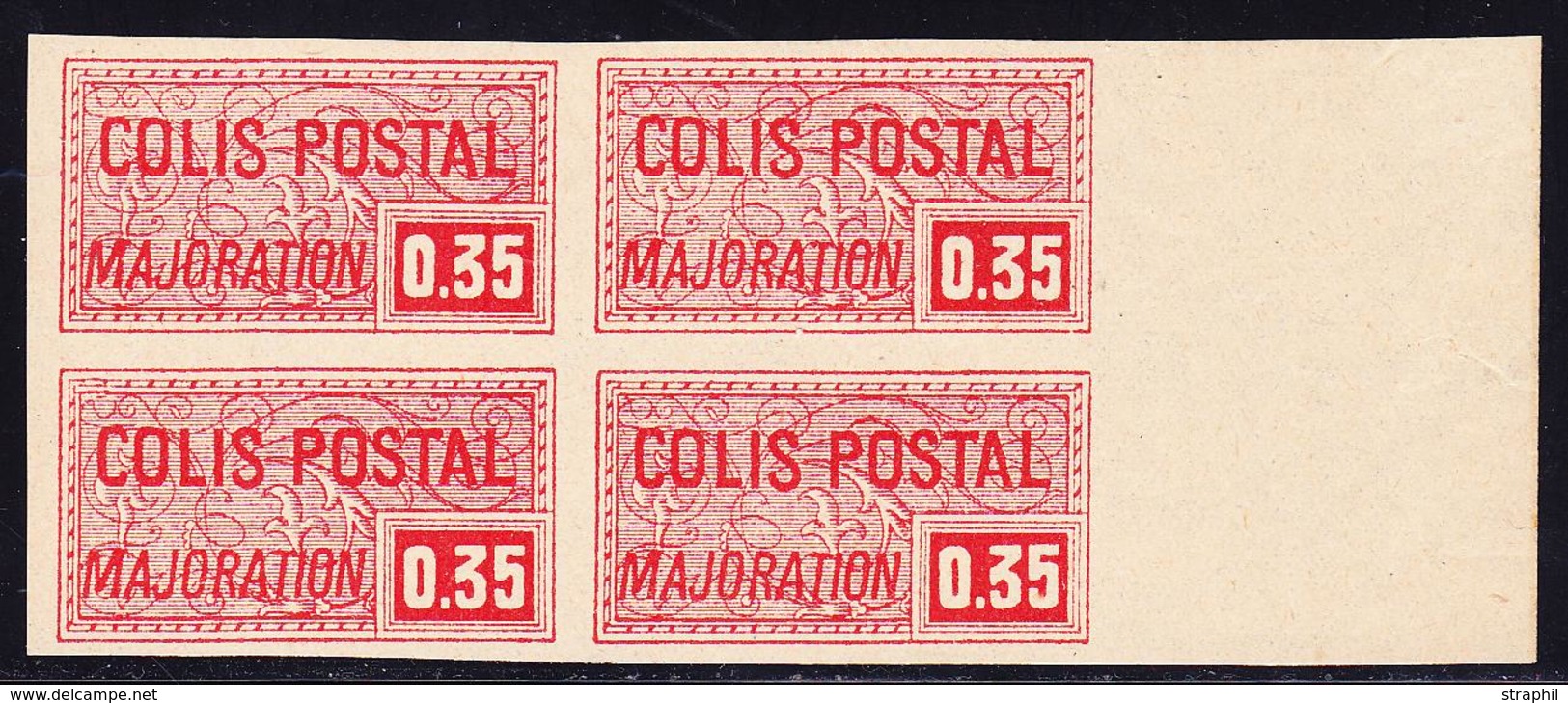 ** COLIS POSTAUX - ** - N°25 - Bloc De 4 - ND - BDF - TB/SUP - Mint/Hinged