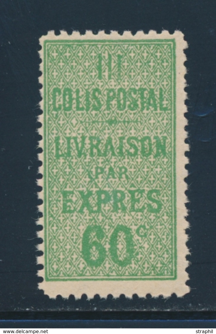 ** COLIS POSTAUX - ** - N°32 - 60c Vert - TB - Mint/Hinged