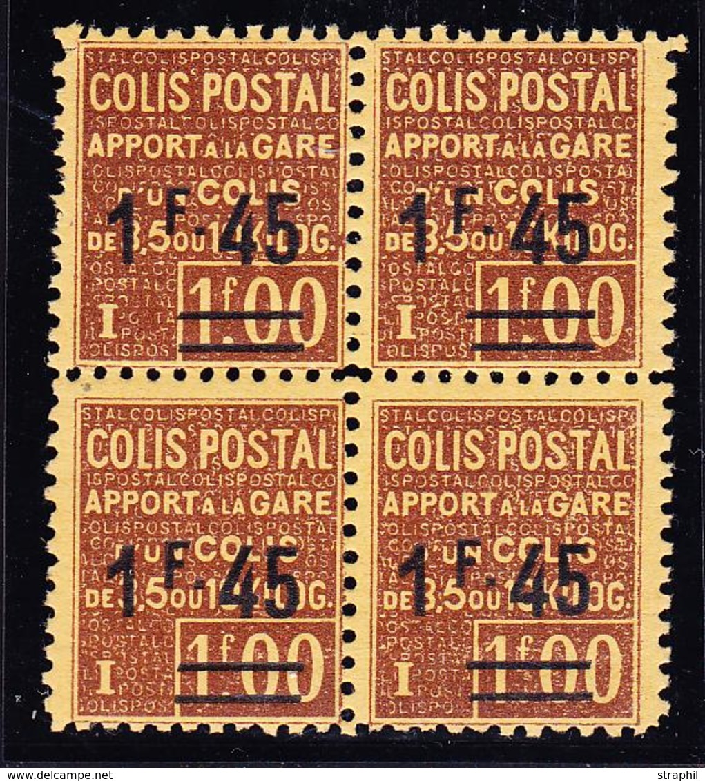 ** COLIS POSTAUX - ** - 88A Bloc De 4 - TF/TB - Mint/Hinged